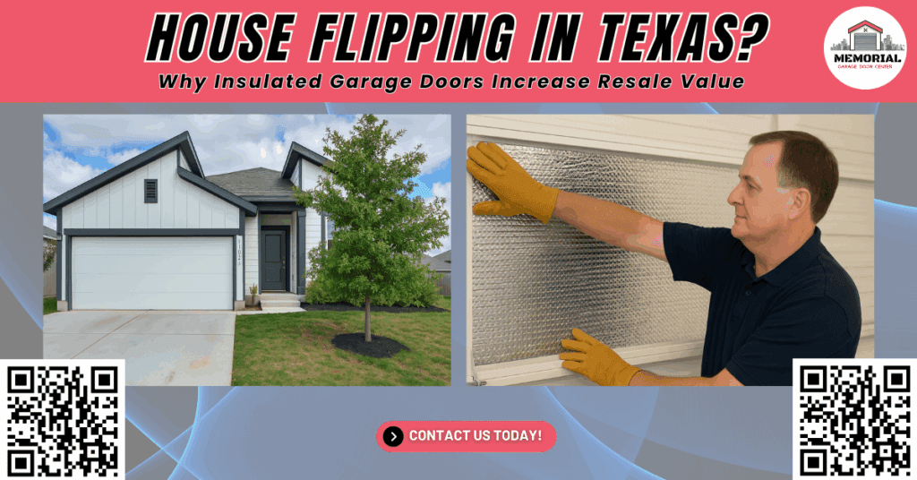 House Flipping in Texas: Why Insulated Garage Doors Increase Resale Value 1 House Flipping in Texas: Why Insulated Garage Doors Increase Resale Value - Memorial Garage Door Center
