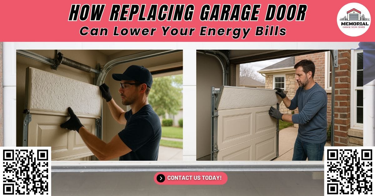 Tips & Guides 15 Replacing Garage Door: How It Can Lower Your Energy Bills - Memorial Garage Door Center