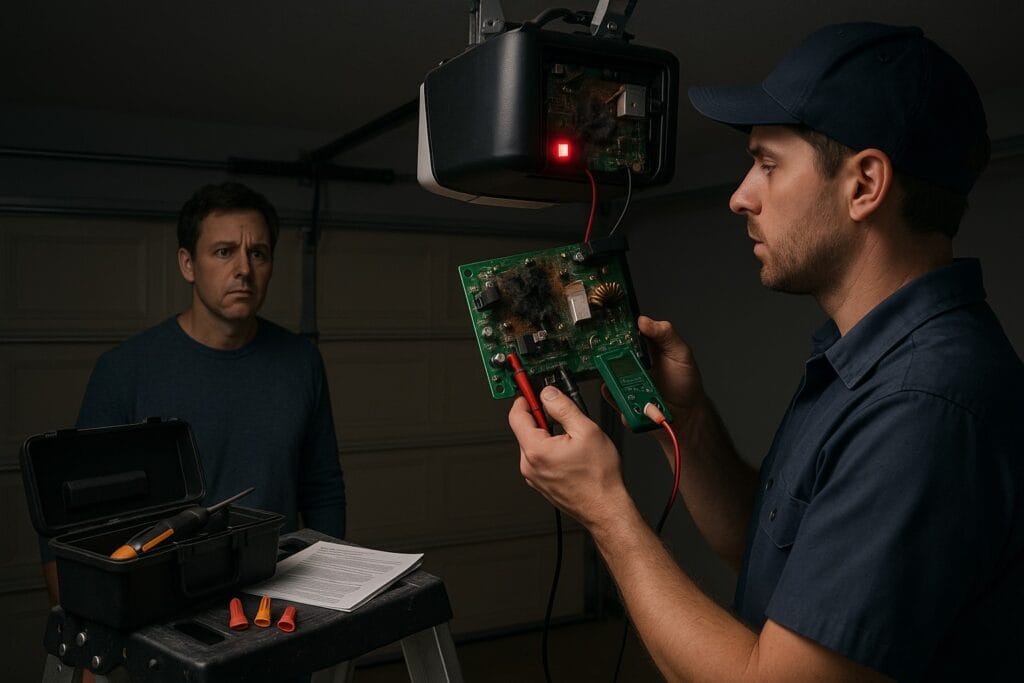 The Homeowner’s Checklist for Emergency Garage Door Repair in Texas 3 Malfunctioning Garage Door Opener