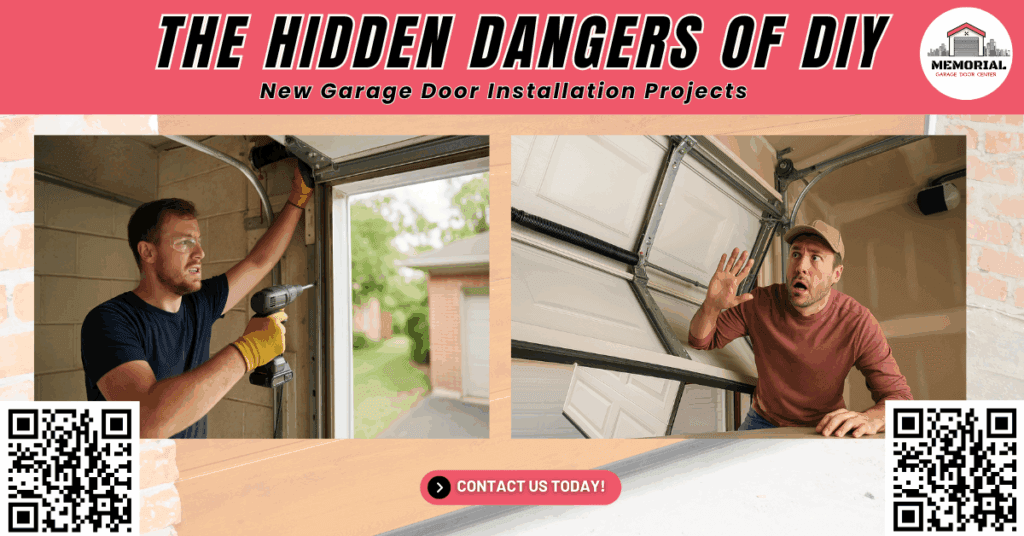 The Hidden Dangers of DIY New Garage Door Installation Projects 1 The Hidden Dangers of DIY New Garage Door Installation Projects