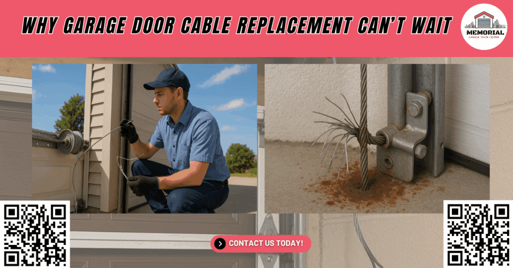 Why Garage Door Cable Replacement Can’t Wait 1 Why Garage Door Cable Replacement Can’t Wait