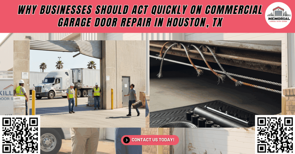 Why Businesses Should Act Quickly on Commercial Garage Door Repair in Houston, TX 2 Why Businesses Should Act Quickly on Commercial Garage Door Repair in Houston, TX - Memorial Garage Door Center