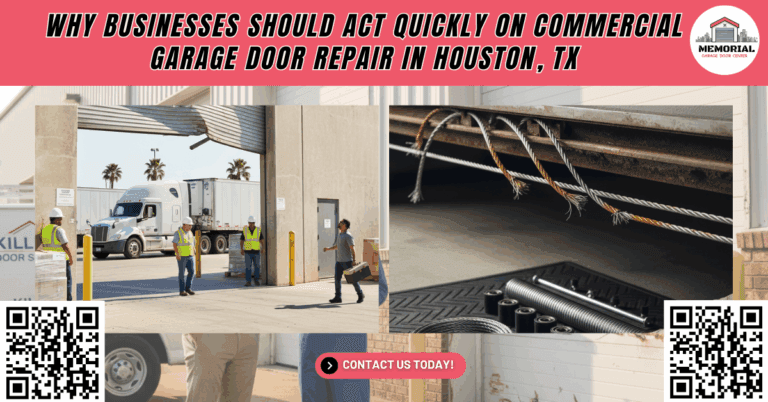 Garage Door Material Selection Simplified: Tips for Houston, TX Residents 3 Why Businesses Should Act Quickly on Commercial Garage Door Repair in Houston, TX - Memorial Garage Door Center