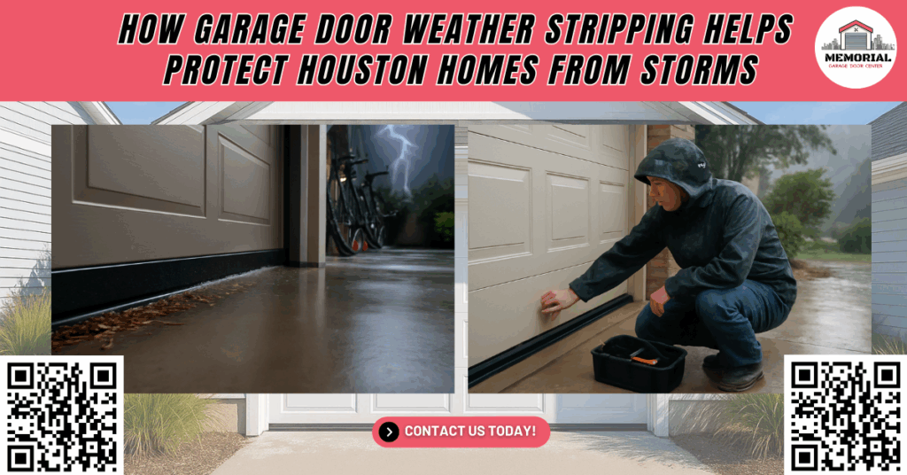 How Garage Door Weather Stripping Helps Protect Houston Homes from Storms 1 How Garage Door Weather Stripping Helps Protect Houston Homes from Storms