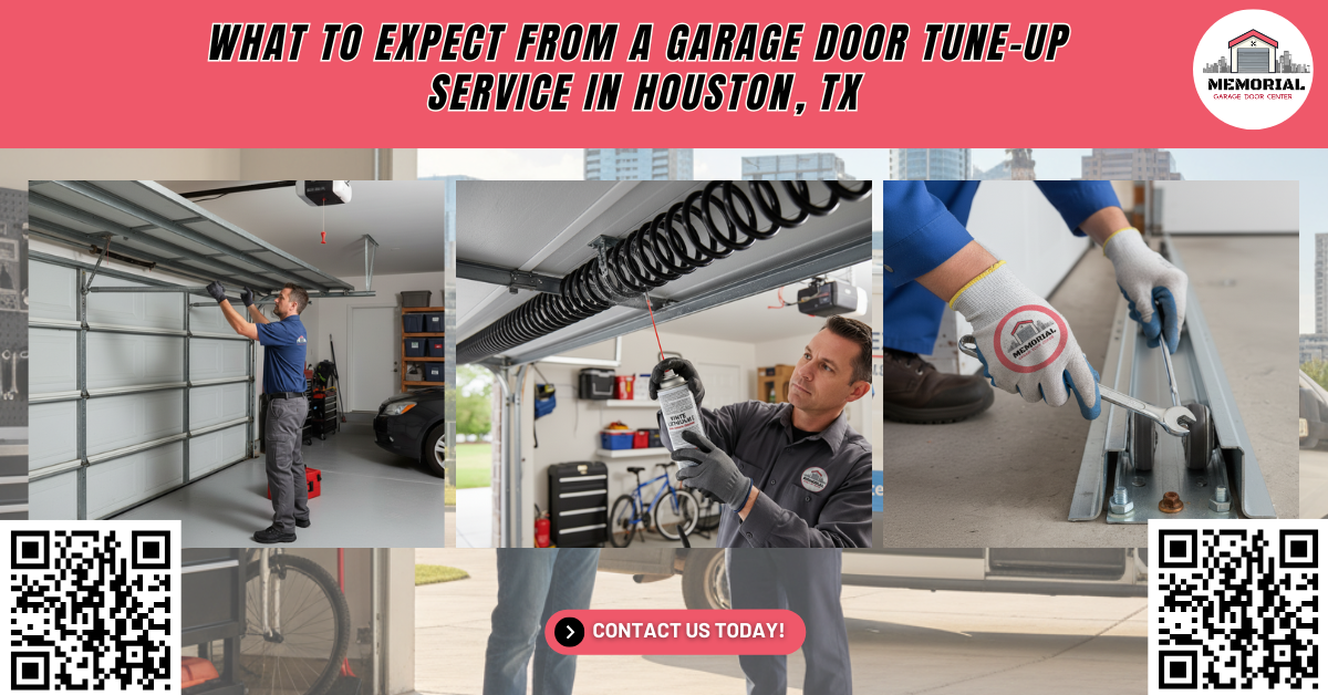 What to Expect from a Garage Door Tune-Up Service in Houston, TX - Memorial Garage Door Center