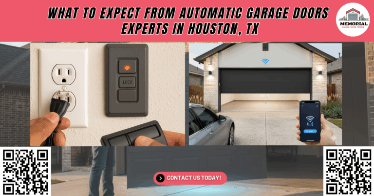 What to Expect from Automatic Garage Doors Experts in Houston, TX - Memorial Garage Door Center