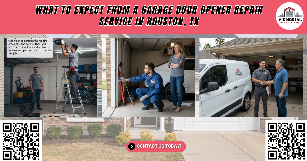 What to Expect from a Garage Door Opener Repair Service in Houston, TX - Memorial Garage Door Center