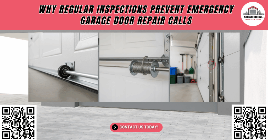 Why Regular Inspections Prevent Emergency Garage Door Repair Calls 1 Why Regular Inspections Prevent Emergency Garage Door Repair Calls - Memorial Garage Door Center